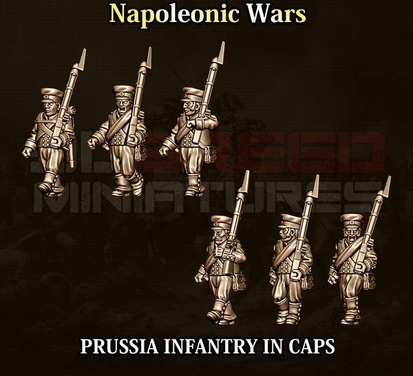 Napoleonic Wars 15mm: Prussian Infantry in Caps (12)