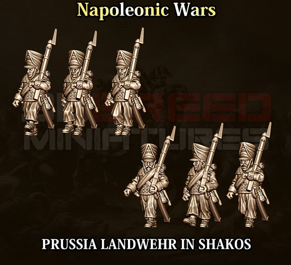 Napoleonic Wars 15mm: Prussian Landwehr in Shakos (12)