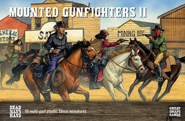 Deadmans Hand Mounted Gunfighters II - The Ladies (Plastic)