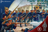 Franco Prussian War Prussian Infantry Advancing 1870-1871 (Plastic)