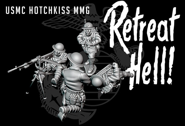 WW1 - USA - USMC Hotchkiss MMG