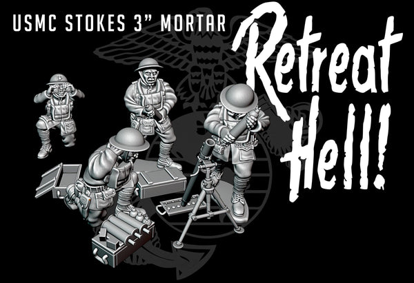 WW1 - USA - USMC Stokes 3" Mortar
