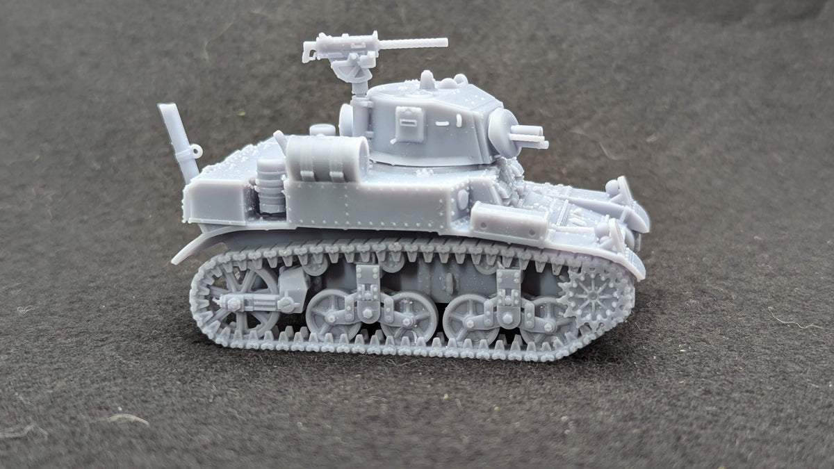 WW2 M3A1 Stuart Satan (flamethrower) – Dark Castle Terrain