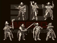 Weird Wild West Miniatures: Vampire Hunters