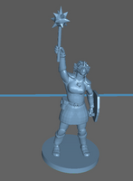 Adventurer: Female Dragonborn Paladin Cleric