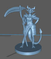 Adventurer: Tiefling Female Death Cleric