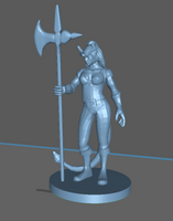 Adventurer: Tiefling Female Barbarian