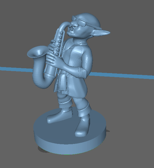Adventurer: Goblin Bard with Saxophone