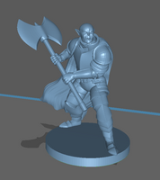 Adventurer: Male Half Orc Fighter