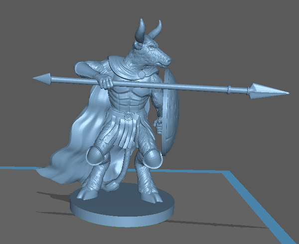 Adventurer: Minotaur Hoplite Fighter