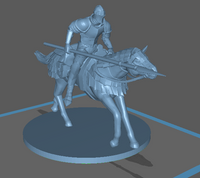 Adventurer: Human Fighter Mounted Knight