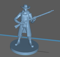 Adventurer: Male Human Gunslinger with Musket