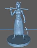 Adventurer: Tiefling Female Monk Kensai