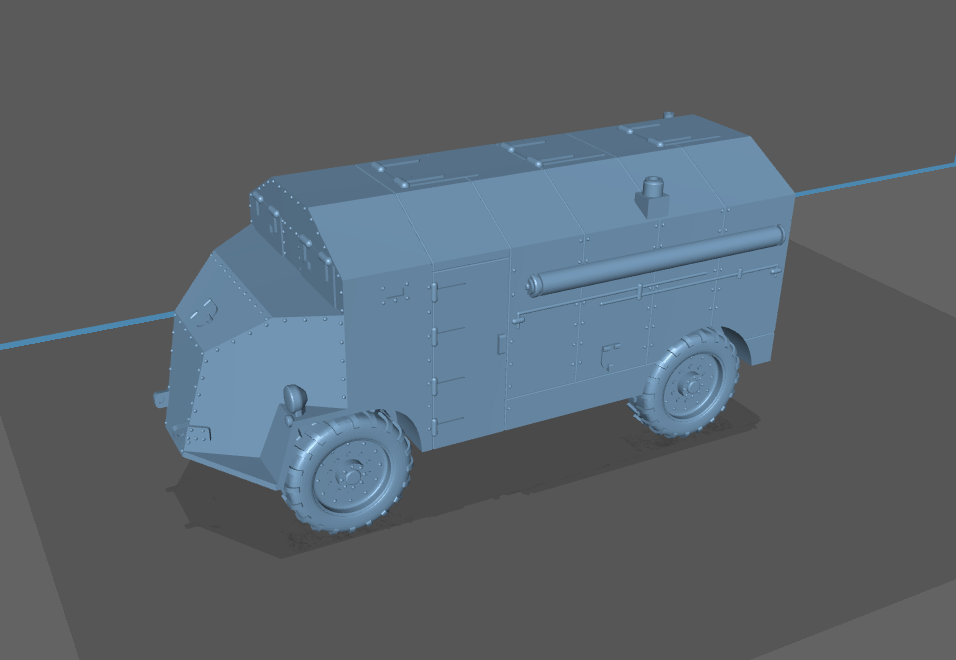 WW2 AEC Dorchester Armored Command Vehicle – Dark Castle Terrain