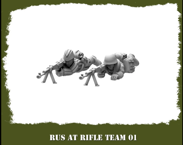 WW2 Soviet: AT Rifle Team 01 (1:56 Scale)