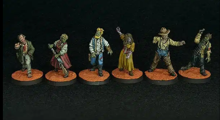 Figurines Wild West Vampire Hunters – 32 Mm Non Peintes – Pour Jeux Weird West, Deadlands