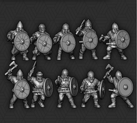 Viking Light Axe & Shield 28mm