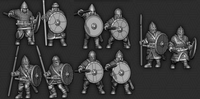 Viking Heavy Spear & Shield 28mm