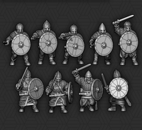 Viking Heavy Sword & Shield 28mm