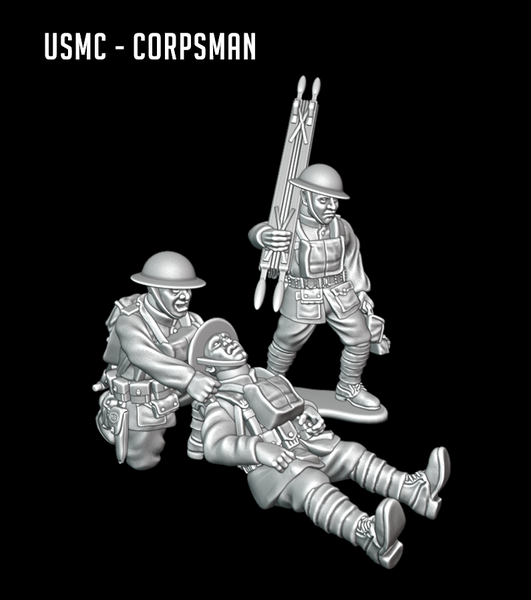WW1 - USA - USMC Corpsman Team