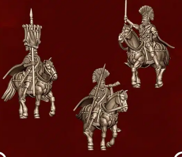 Ancient World: Roman Praetorians Cavalry Command 01