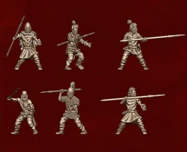 Ancient World: Germanic Warriors with Spears 01