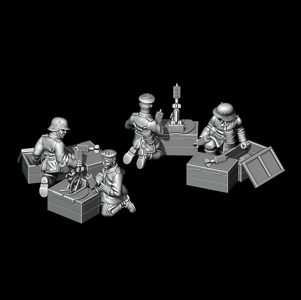 WW1 - Imperial Germany - Granatwerfer 16 Team