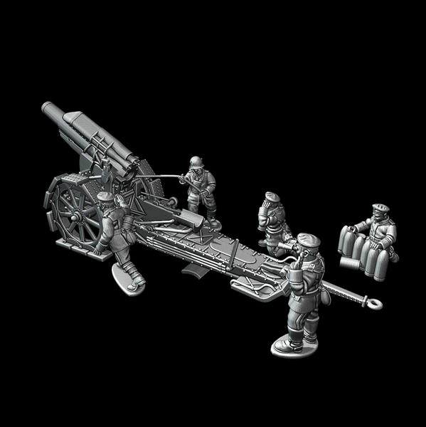 WW1 - Imperial Germany - 21cm Schewere Morser