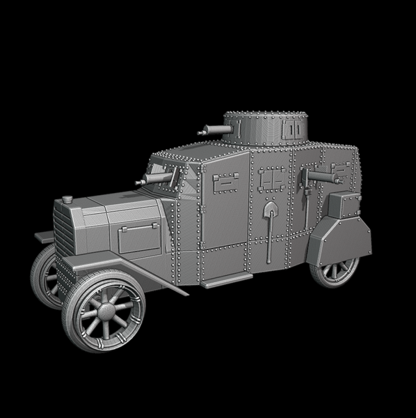 WW1 - Imperial Germany - Ehrhardt E-V/4 Armoured Car