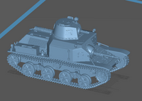 WW2 Type 92 Jyu-Sokosha Tankette Late