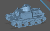 WW2 Type 92 Jyu-Sokosha Tankette Late