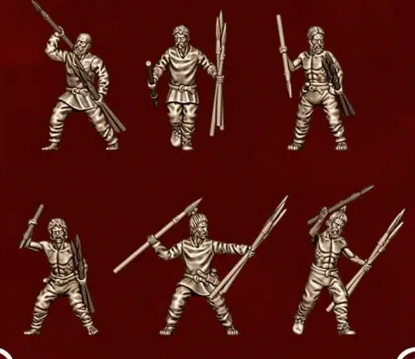 Ancient World: Germanic Warriors with Javelins