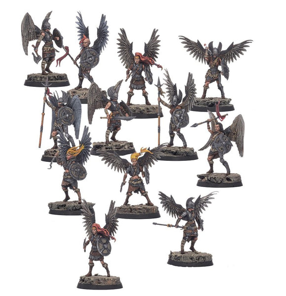 Shieldwolf Miniatures - Valkyries (hard-plastic multi-part)