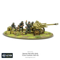 Bolt Action German Heer leFH 18/40 10.5cm Howitzer