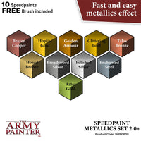 Army Painter - Speedpaint Metallics Set 2.0