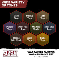 Army Painter Warpaints Fanatic - Washes Paint Set