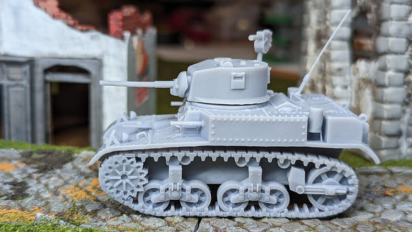 WW2 Light Tank Stuart M3A1