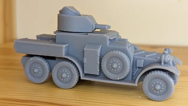 WW2 Lanchester 6x4 Armoured Car