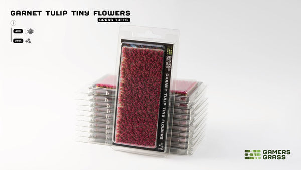 Garnet Tulip Tiny Flowers - Gamers Grass