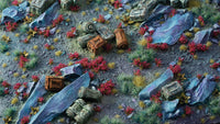 Garnet Tulip Tiny Flowers - Gamers Grass