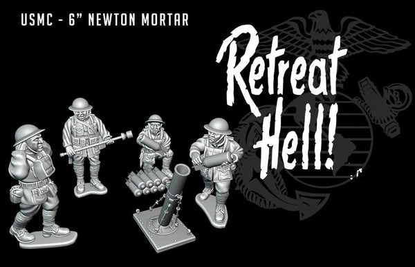 WW1 - USA - USMC 6" Newton Mortar