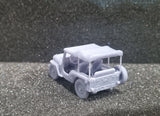 WW2 Jeep Willys CJ-2A with Canvas Cover