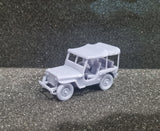 WW2 Jeep Willys CJ-2A with Canvas Cover
