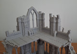 Gothic Ruins 2 Storey with Statues