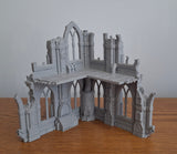 Gothic Ruins 2 Storey with Statues