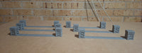 6x Gaslands Basic Gates (Plastic)