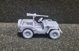 WW2 Jeep willys with 50cal MG - window down