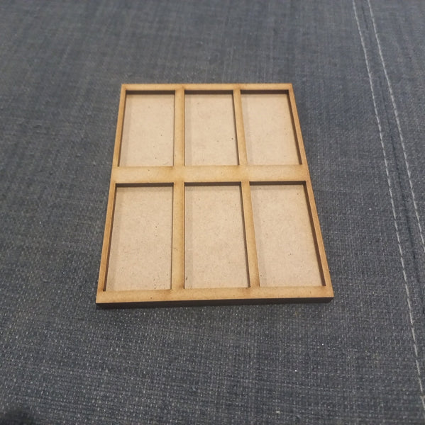30x60mm Square Base Movement Trays - Tabletop Unit Trays - Wargaming Old School 30x60mm Square Base Movement Trays - Tabletop Unit Trays - Wargaming Old School