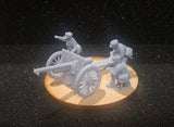 WW2 French Foreign Legion: 75mm Artillery Cannon