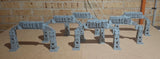 6x Gaslands Deluxe Gates (Plastic)
